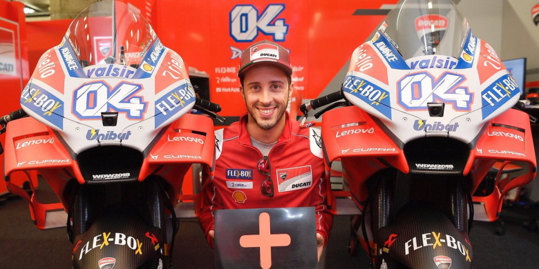 Diam-diam Dovizioso Idolakan Valentino Rossi