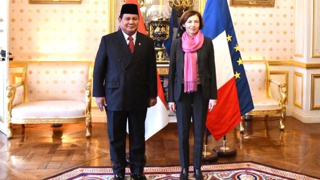 Prabowo Bahas Kerja Sama Penguatan Pertahanan dengan Menhan Prancis