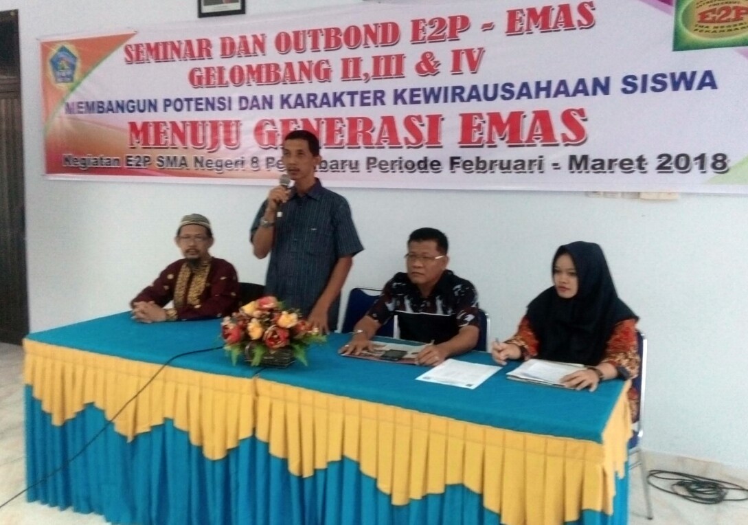 Satu satunya di Riau, Program E2P EMAS SMAN 8 Bentuk Karakter Kepribadian Kewirausahaan