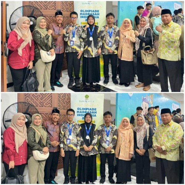 3 Siswa MAN 2 Pekanbaru Rebut Medali Perak di OMI 2025 di Banten