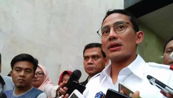 Tiba di Rumah Prabowo, Sandiaga Ucapkan Selamat untuk Jokowi