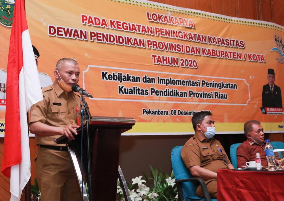 Lokakarya, Disdik Riau dan Dewan Pendidikan Bahas Permasalahan Pendidikan di Riau