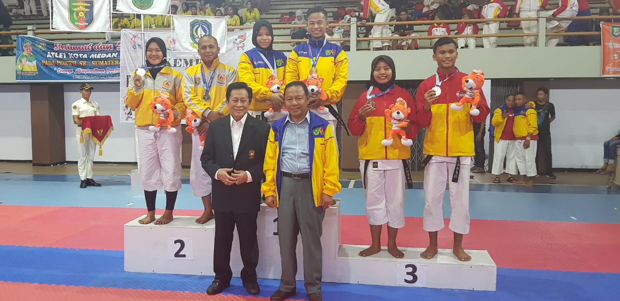 Kempo Dulang Emas Pertama Riau di Porwil