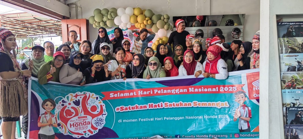Momen Hari Pelanggan Nasional, Capella Honda Beri Apresiasi kepada Konsumen Setia Honda