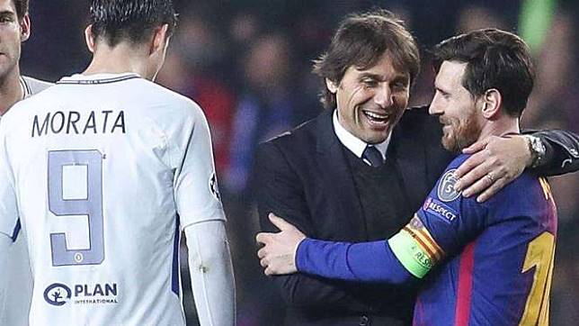 Terkuak, Pesan Conte ke Messi Usai Barca Taklukkan Chelsea
