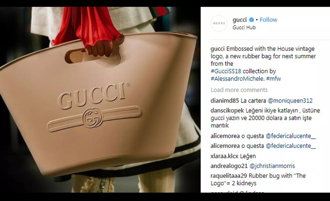 Tas Gucci Terbaru Dibanderol Rp11 Jutaan, Netizen: Mirip Ember dan Tempat  Cucian! : Okezone Lifestyle