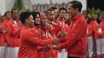 Jokowi Berikan Bonus Asian Games 2018 Tanpa Dipotong Pajak