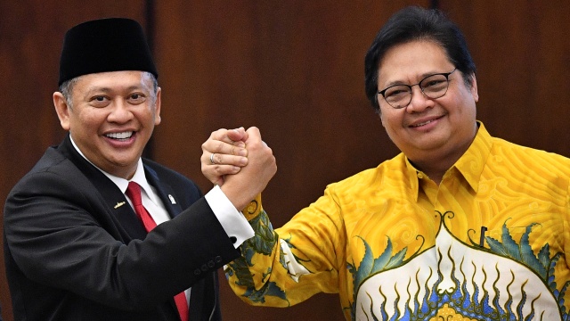 Airlangga soal Bamsoet Mundur: Alhamdulillah Munas Solid, Adem