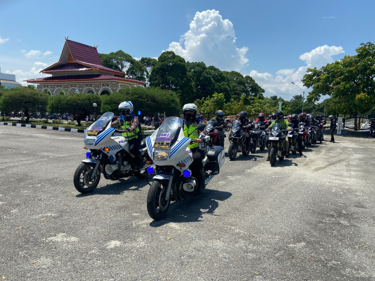 Peringati Kemerdekaan Indonesia, Puluhan Bikers Honda Kenang Perjuangan Pahlawan Bersama Veteran