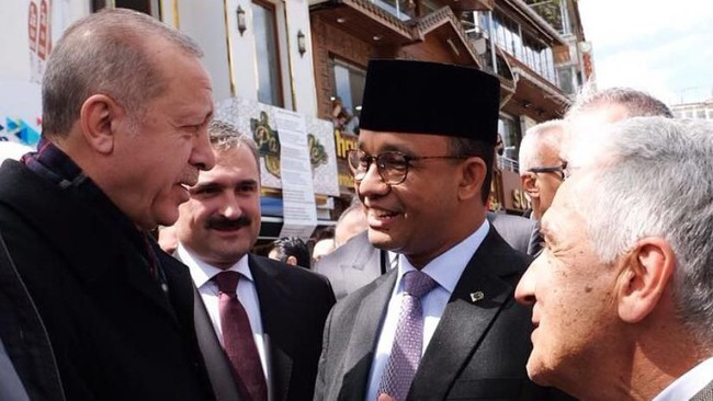 Kunjungi Turki, Anies Baswedan Bertemu Erdogan