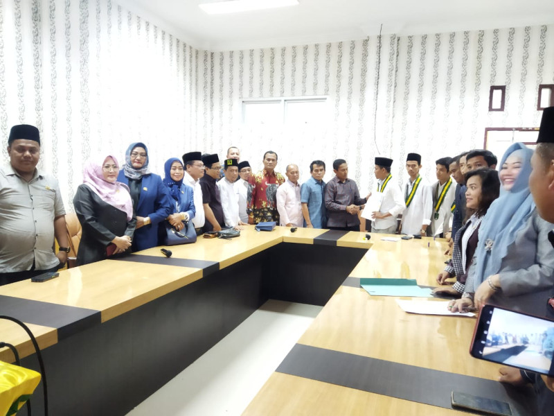 Mahasiswa bersama DPRD Rohil Gelar Rapat Dengar Pendapat