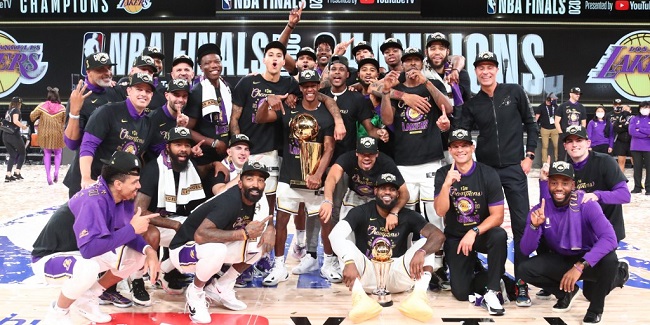 Raih Juara NBA, LA Lakers Samai Prestasi Boston Celtics